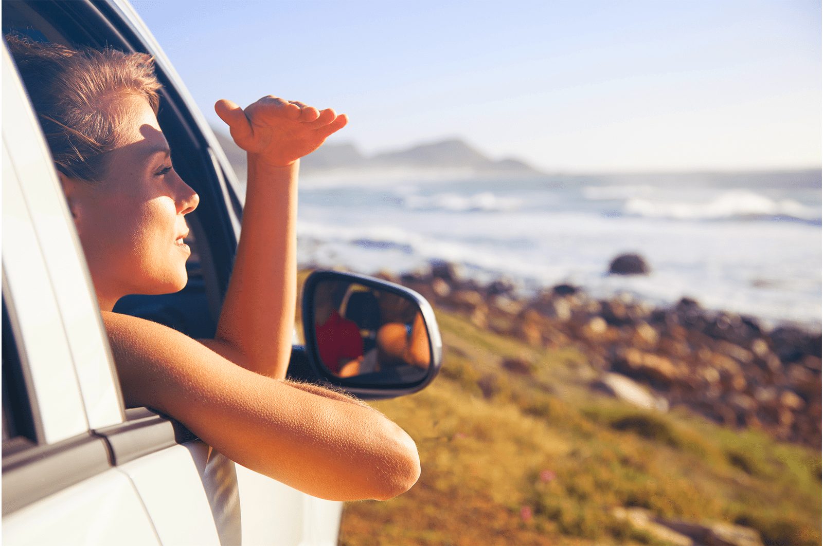 Voiture pare-soleil anti-éblouissement miroir