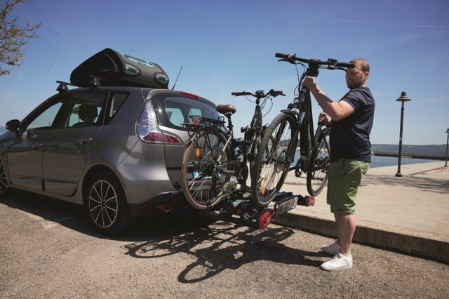 porte-vélo Norauto, départ en vacances
